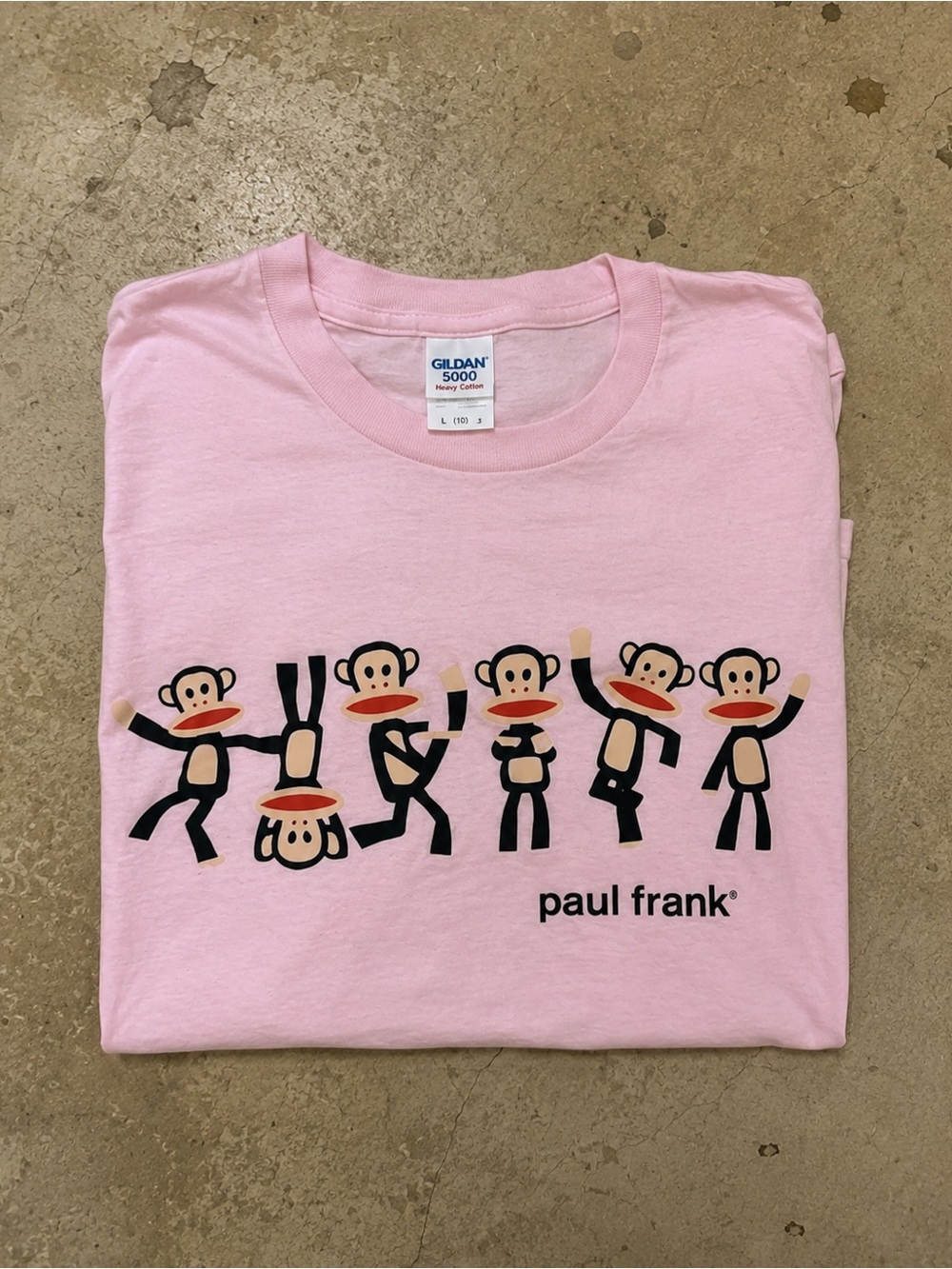 Gildan 5000 Pink Paul Y2K Graphic Tee Size M - Picture 2 of 5
